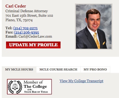 CDC Membership Profile of The College of the State Bar of Texas